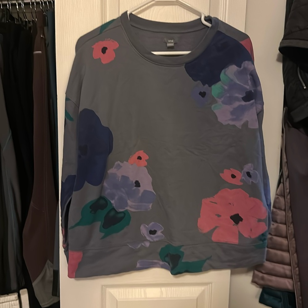 Aerie Floral Sweatshirt